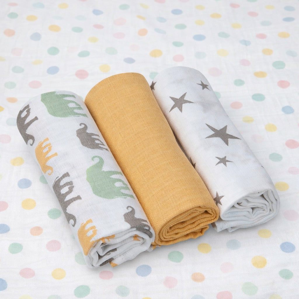 Muslin Diapers – Set of 3