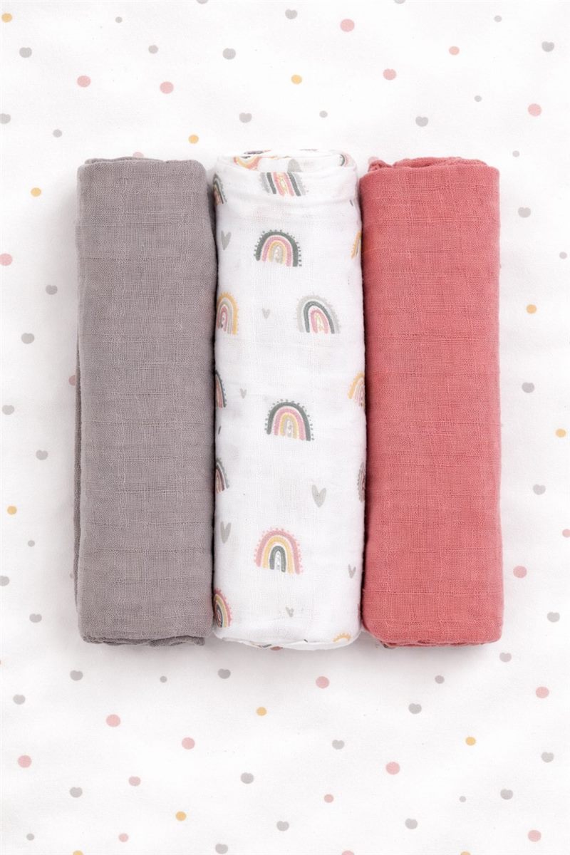 Muslin Diapers – Set of 3